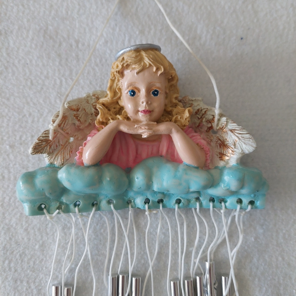 ANGEL Wind Chime with Silver Chimes NIB - Picture 3 of 8